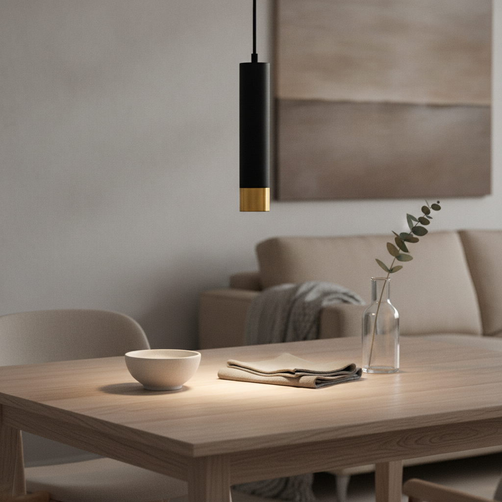 Lyora Design hanglamp Picto 30cm zwart met goud - 110585