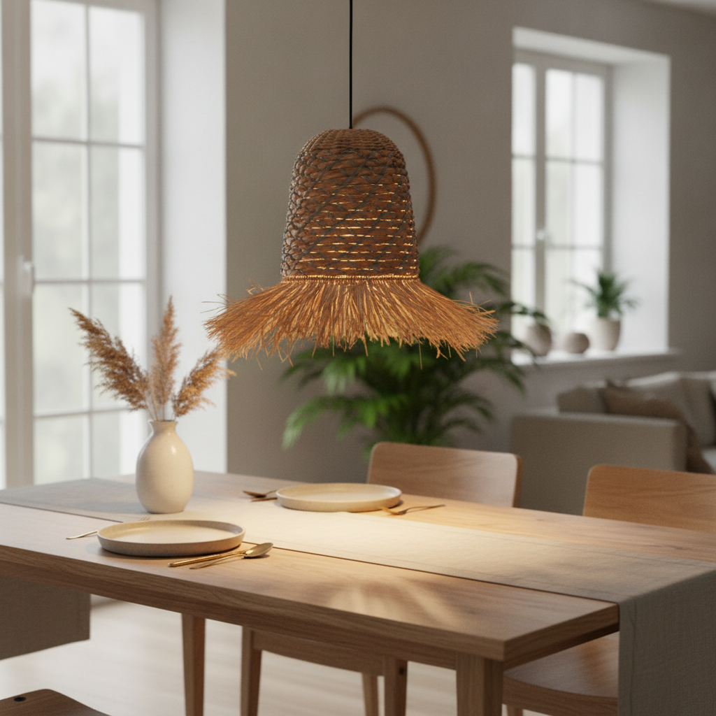 Lyora Stro lampSorello blauw met bruin - 9586615