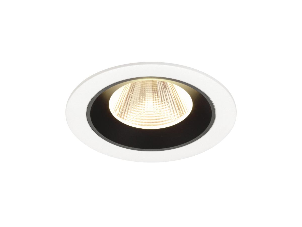 SLV InbouwspotNuminos M wit/zwart 3000K - 20gr - 1009622