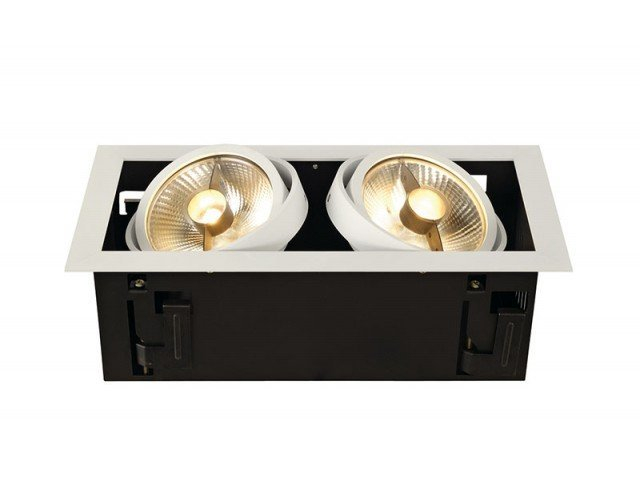 SLV Inbouwspot Kadux 2 ES111 19,5cm wit - 115551
