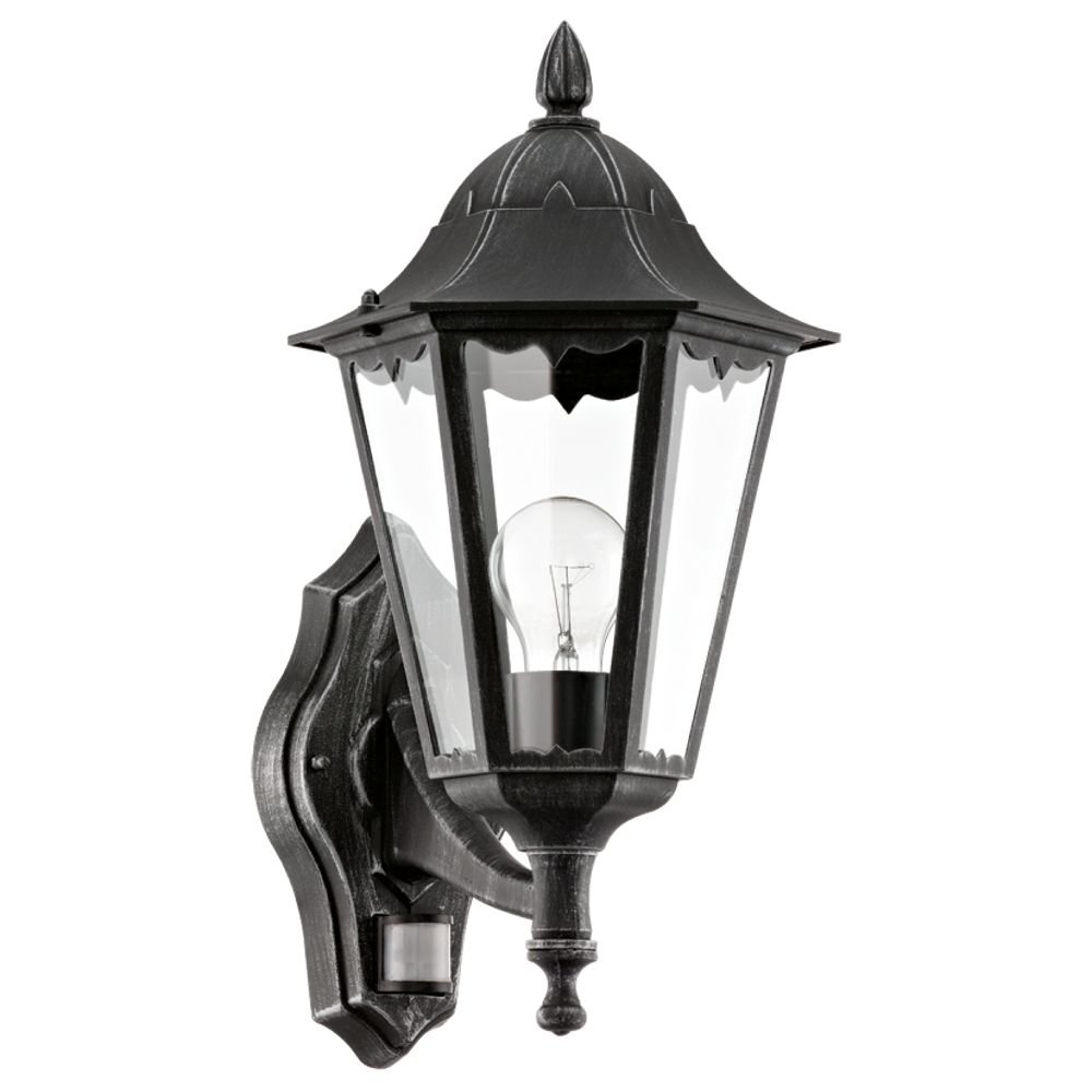 Eglo Schriklamp Navedo bewegingssensor zwart - 93458
