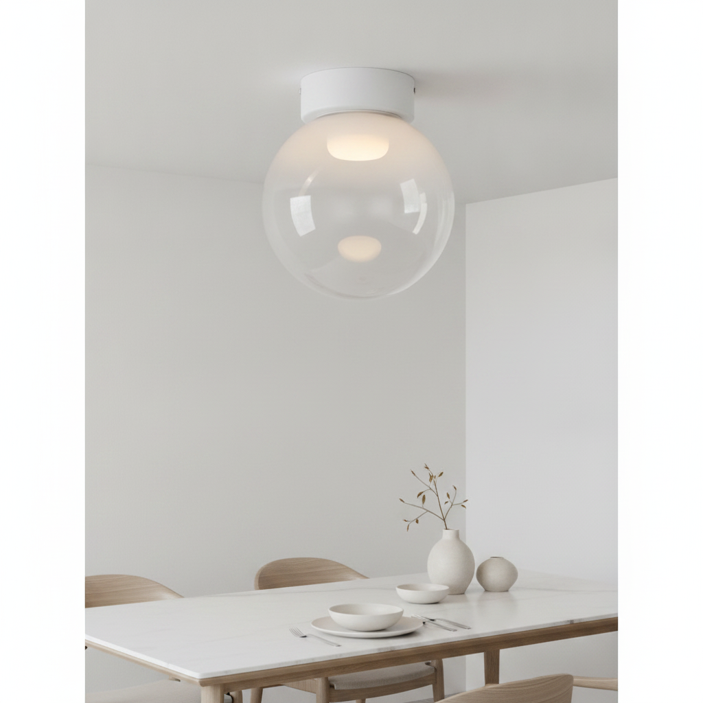 Lyora Witte plafondlampBolita bol Ø 20cm - 9204029