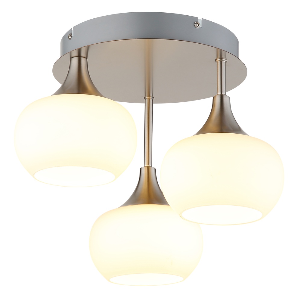 Globo Nikkel plafondlamp Lui design - 61440321