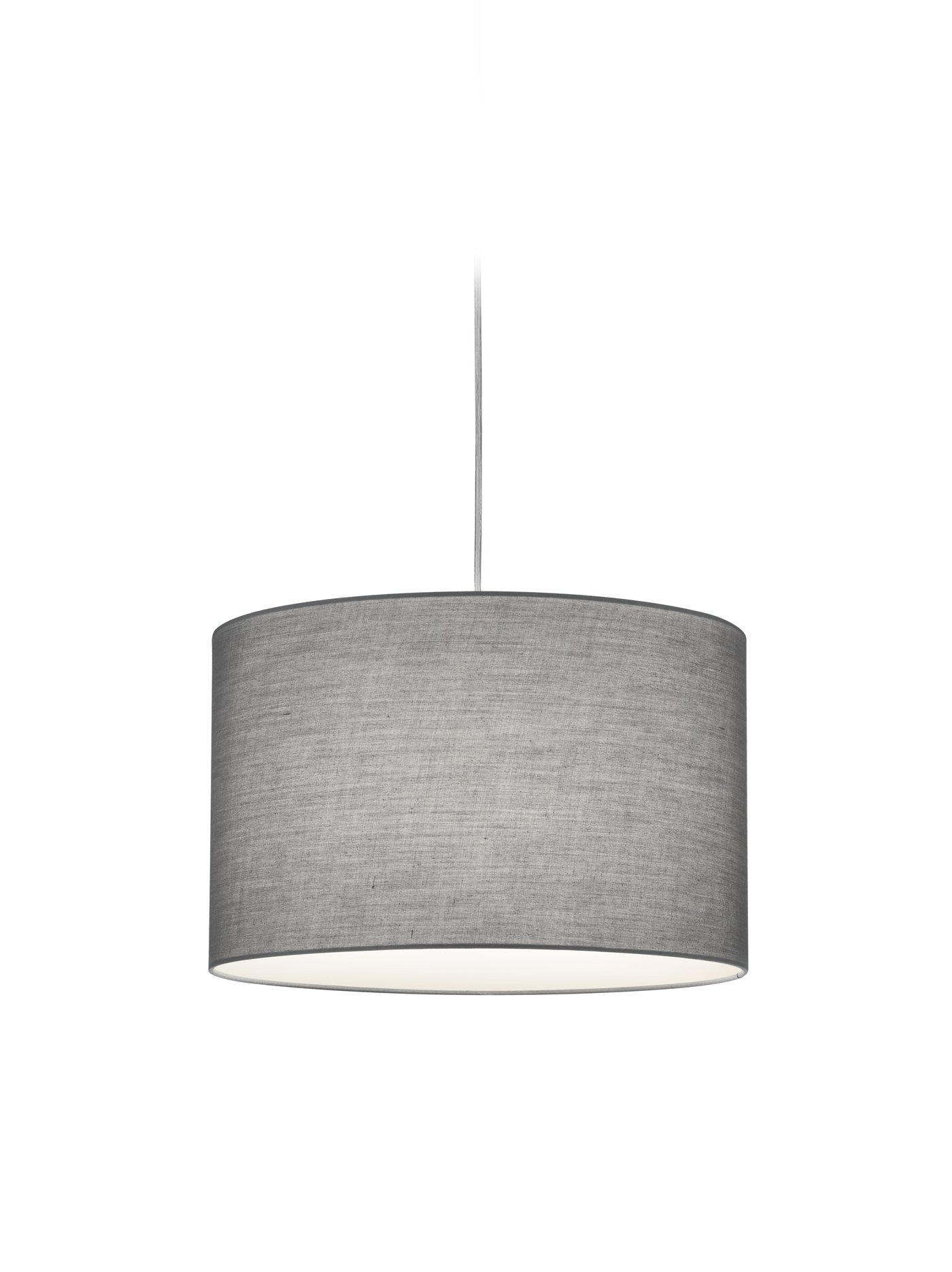 Trio 2-fase rail hanglamp Duoline Ø 40cm grijs - 73330111
