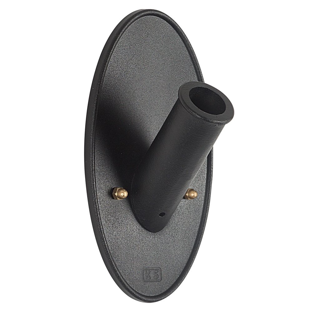 KS Verlichting VlaggenstokhouderOval zwart - 5893K4 afbeelding