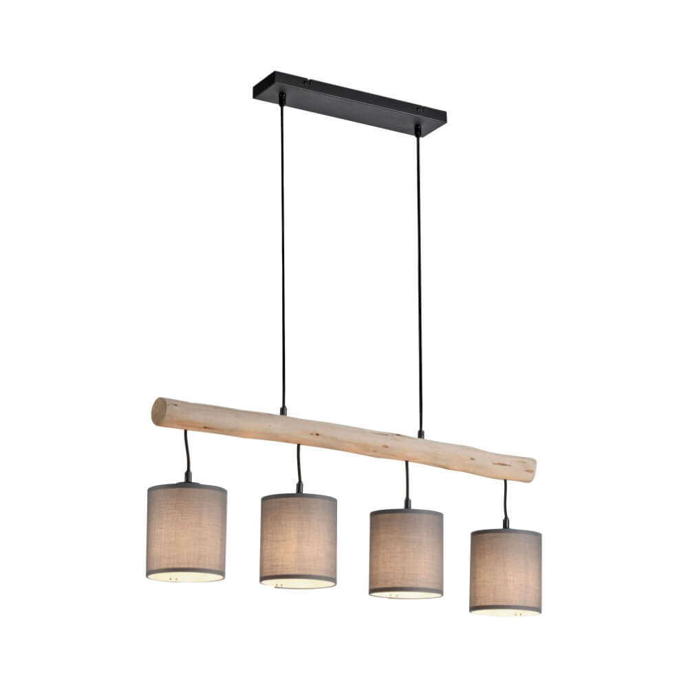 Just Light Landelijke hanglampGreen Tribu taupe - 15783-29