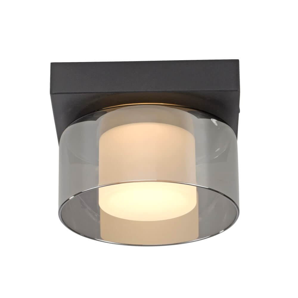 Paul Neuhaus Zwarte plafondlamp Rika 1-lichts zwart - 6162-18