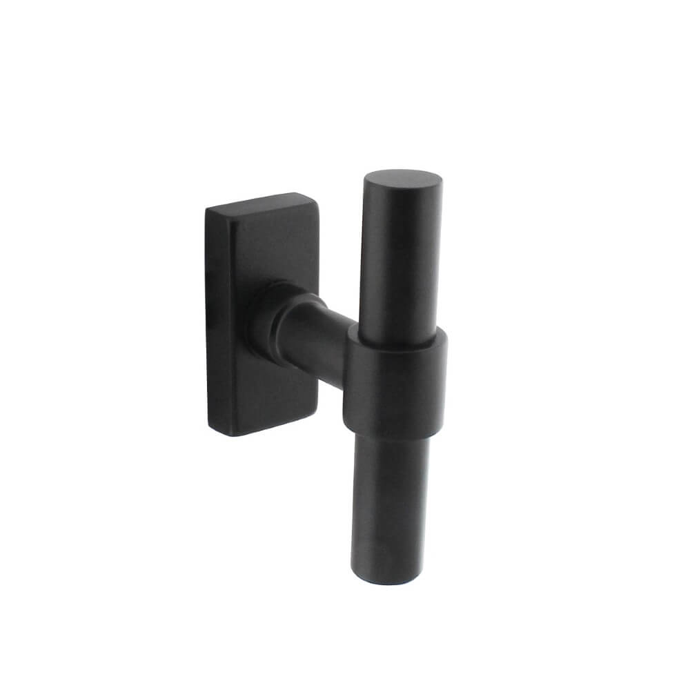 Intersteel Raamkruk T-vormVentra rechthoekig rozet zwart - 0023.615642