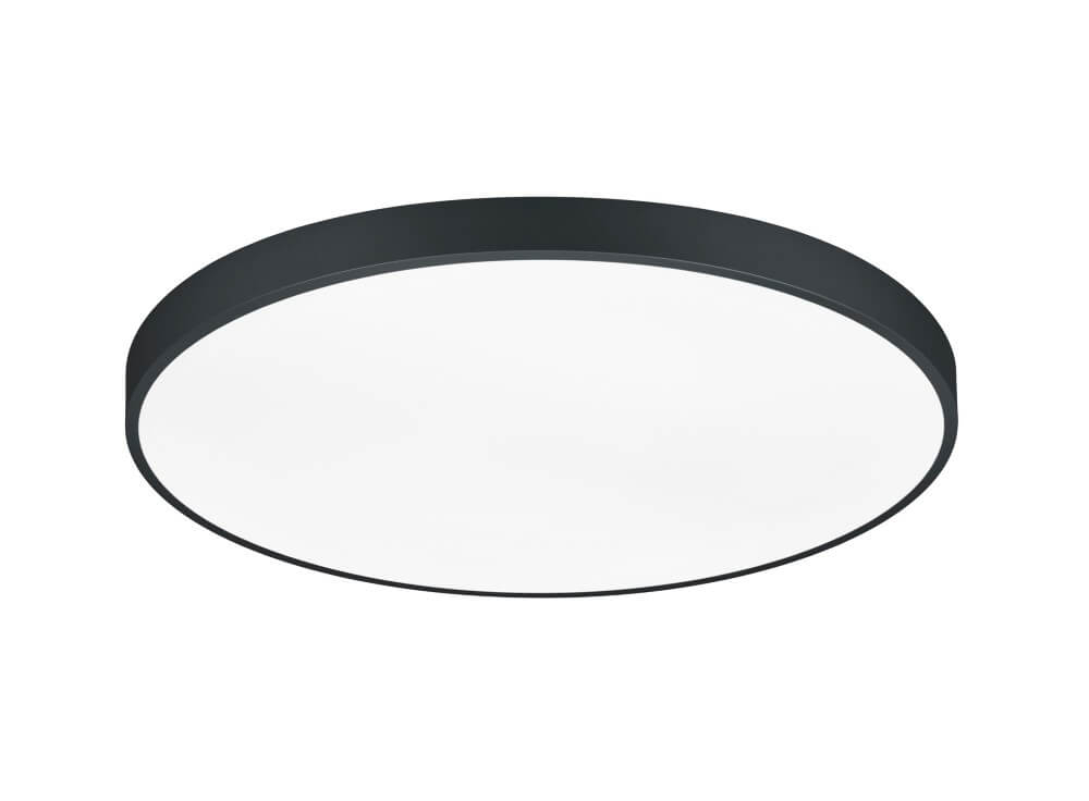 Trio Zwarte plafonniereWaco Ø 75cm - 627417532