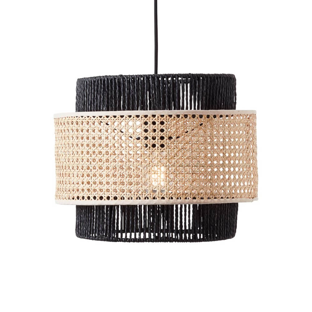 Brilliant Rotan hanglampArles Ø 36cm - 99529/06