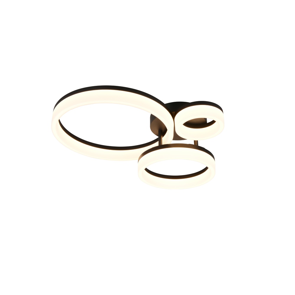 Trio Design plafondlampScope M zwart - R63601332