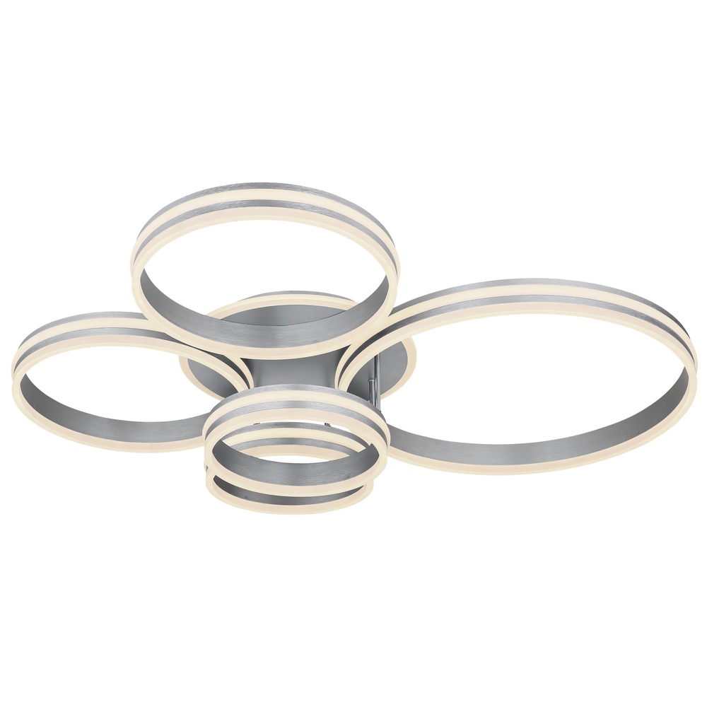 Globo PlafondlampRubio grijs 5 ringen - 67260-120