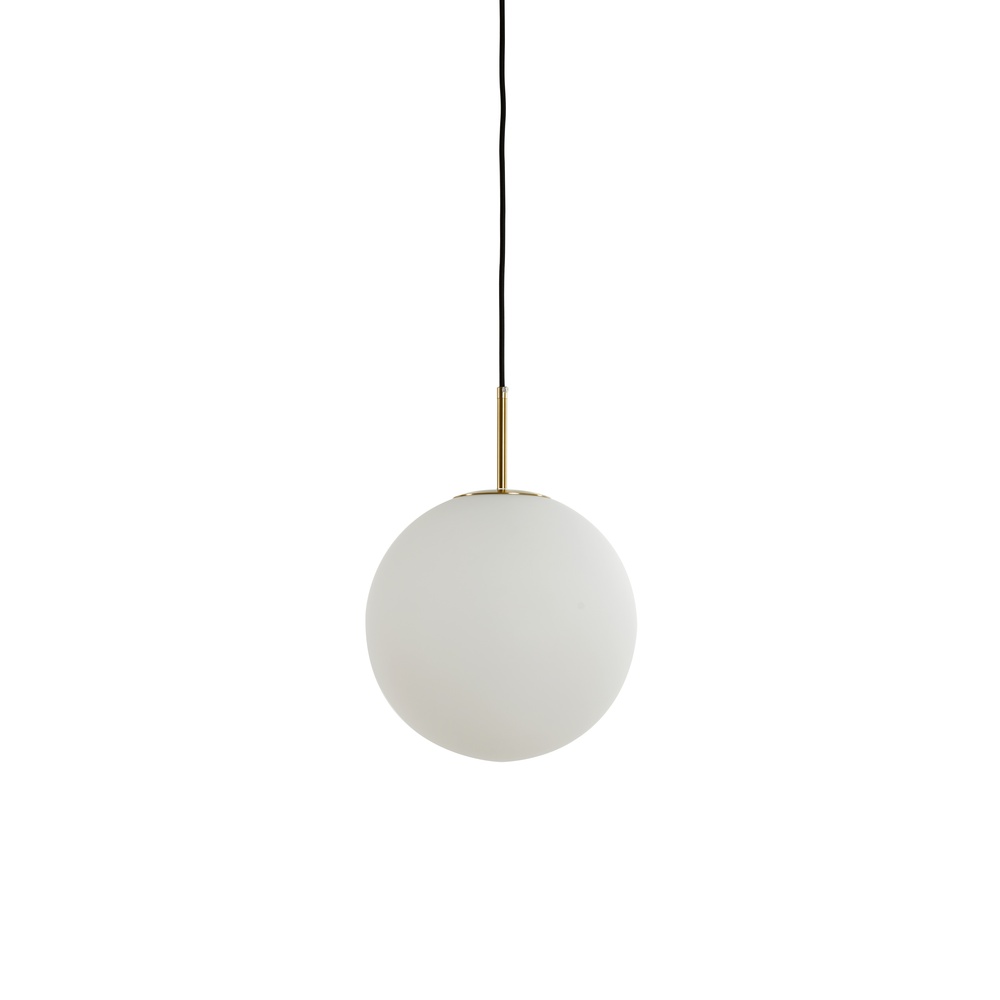 Light & Living Opaal glazen hanglamp Medina Ø 25cm - 2963026