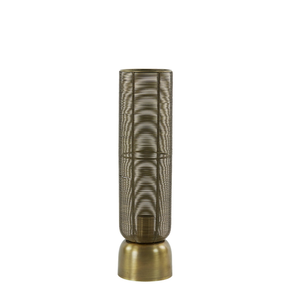 Light & Living Tafellamp Lezuza Ø 13,5cm brons - 1875318