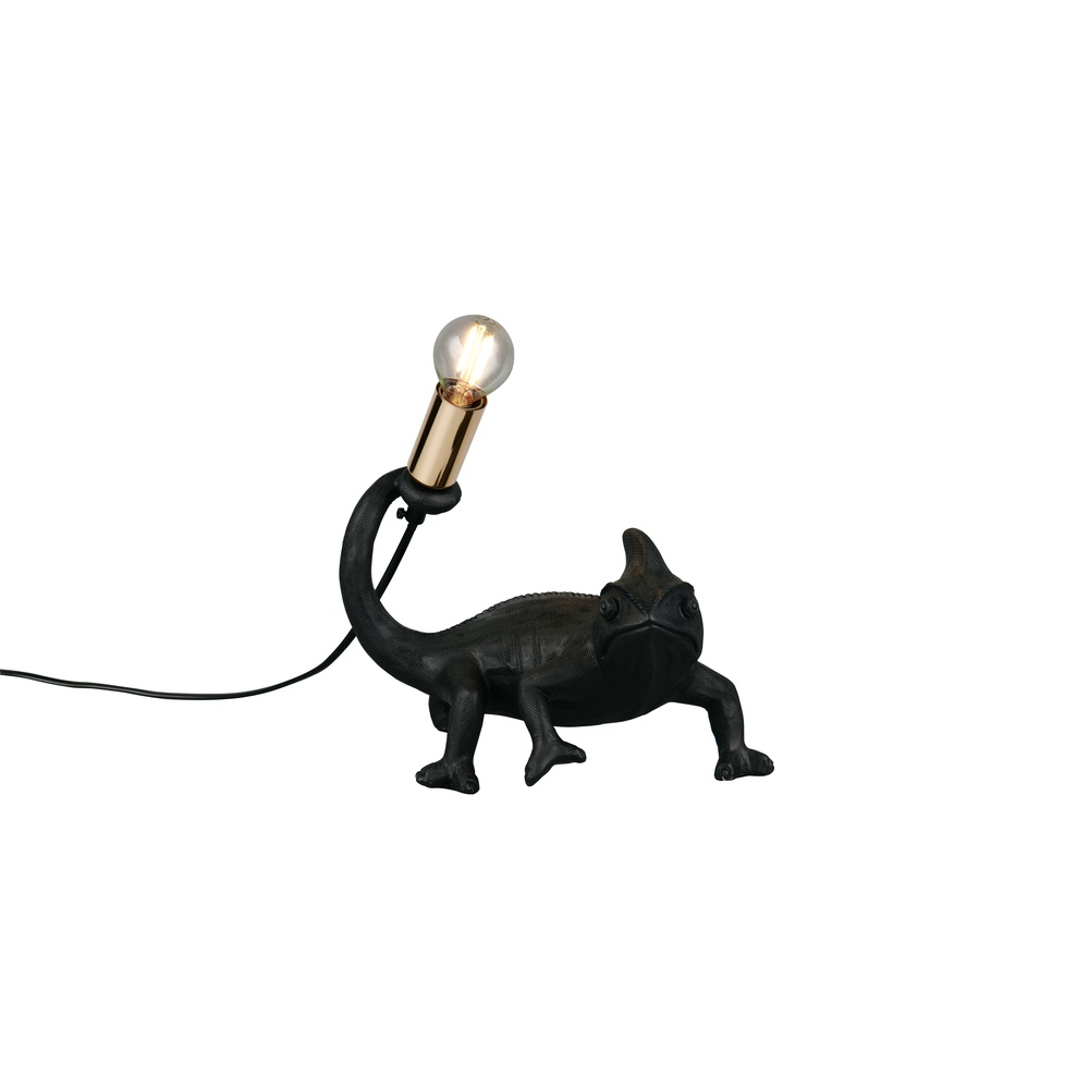 Trio Tafellamp Crawly hagedis zwart - R56581002