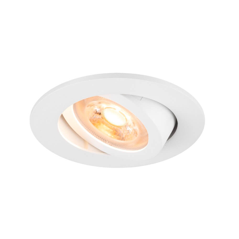 SLV InbouwspotNew Tria 68 rond - wit - GU10 - 1007368