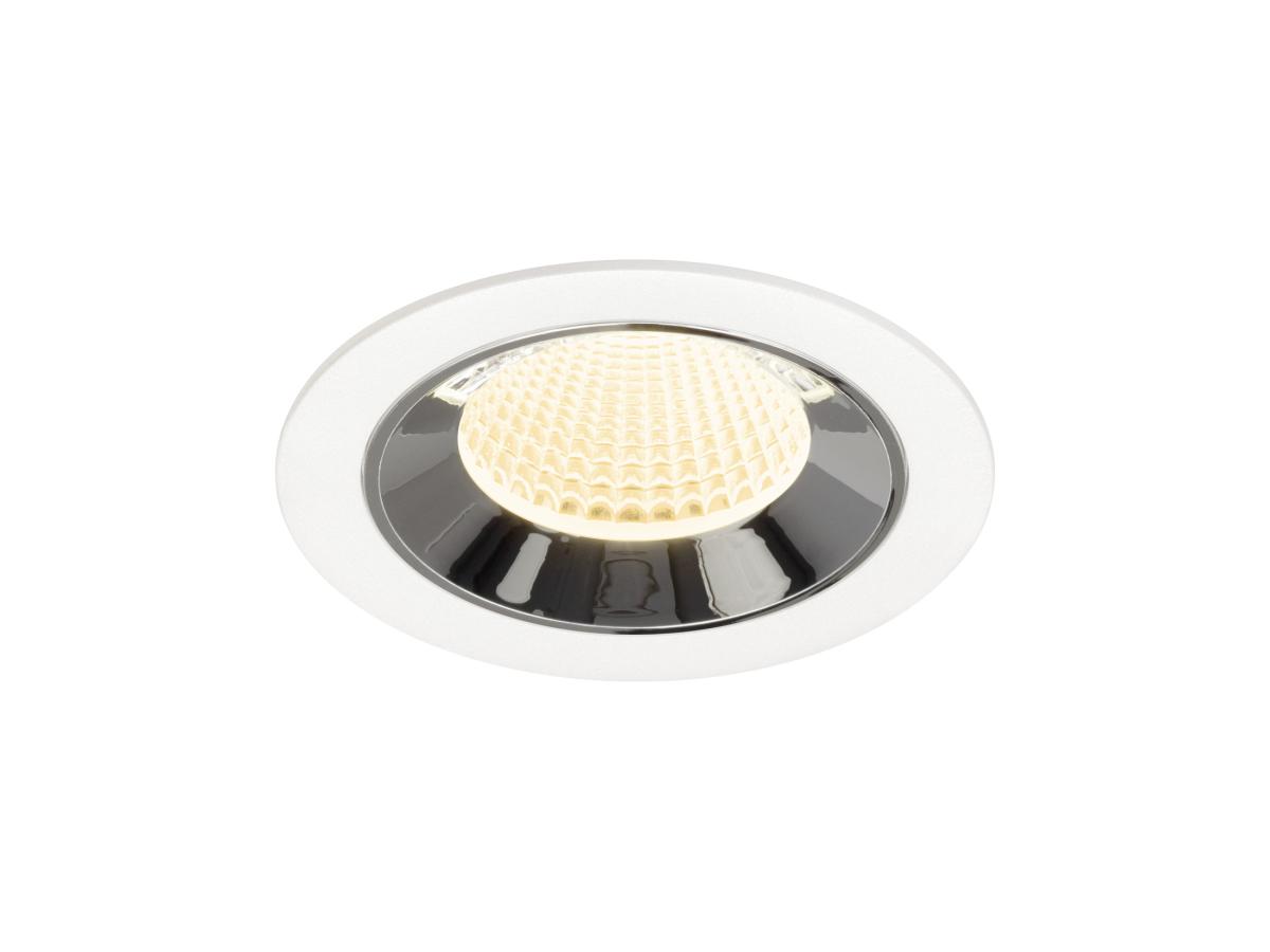 SLV InbouwspotNuminos M wit/chroom 3000K - 40gr - 1009627