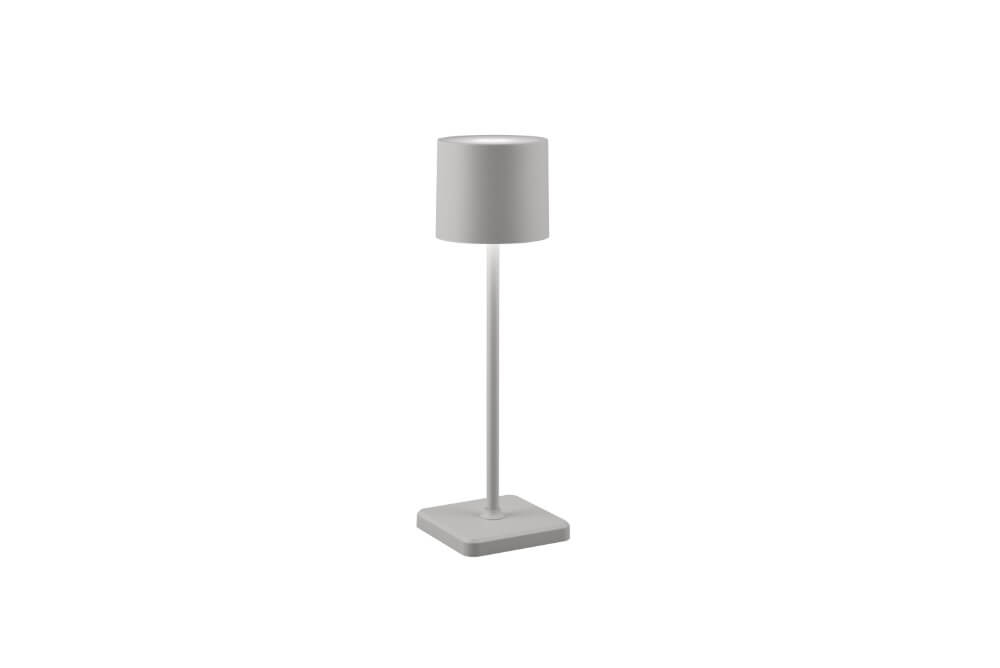 Trio Oplaadbare tafellampFernandez grijs buiten - R54096177
