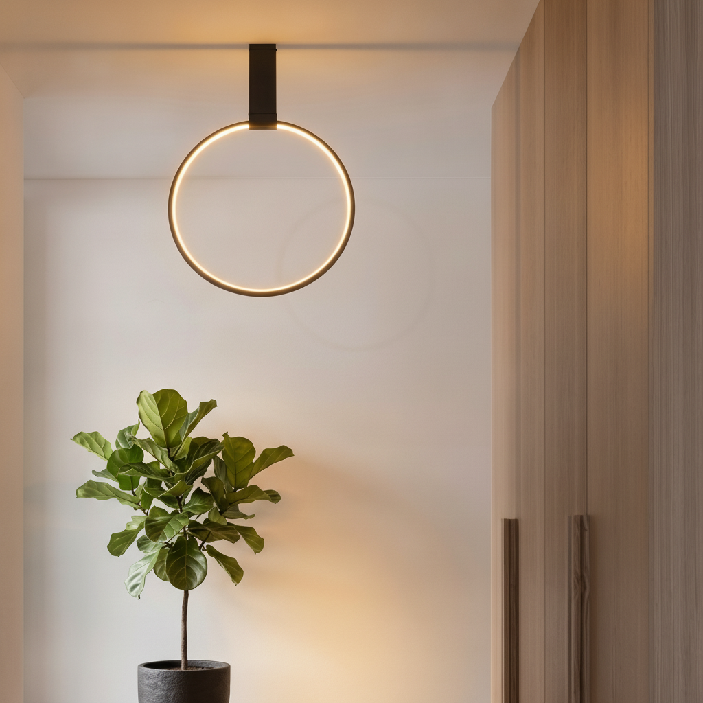 Lyora Design plafondlampGarve zwart Ø 40cm - 9085241
