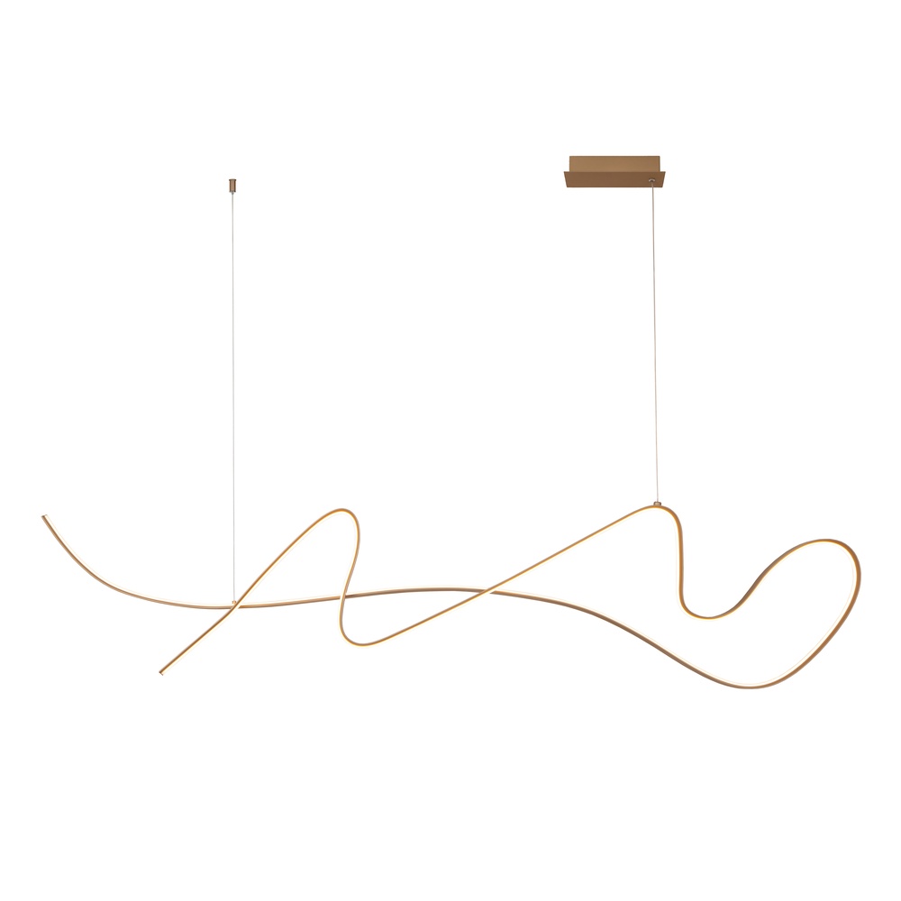 Premium by Lucide Champagne hanglampLambada design - 52401/54/05