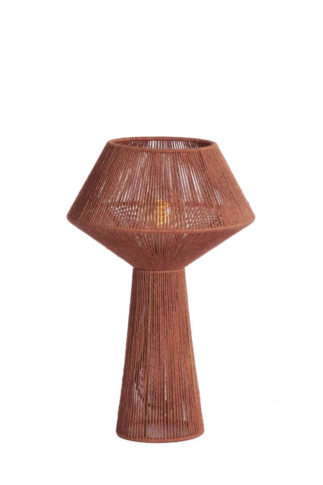 Light & Living Rode tafellampFugia Ø 30cm - 1883517 afbeelding
