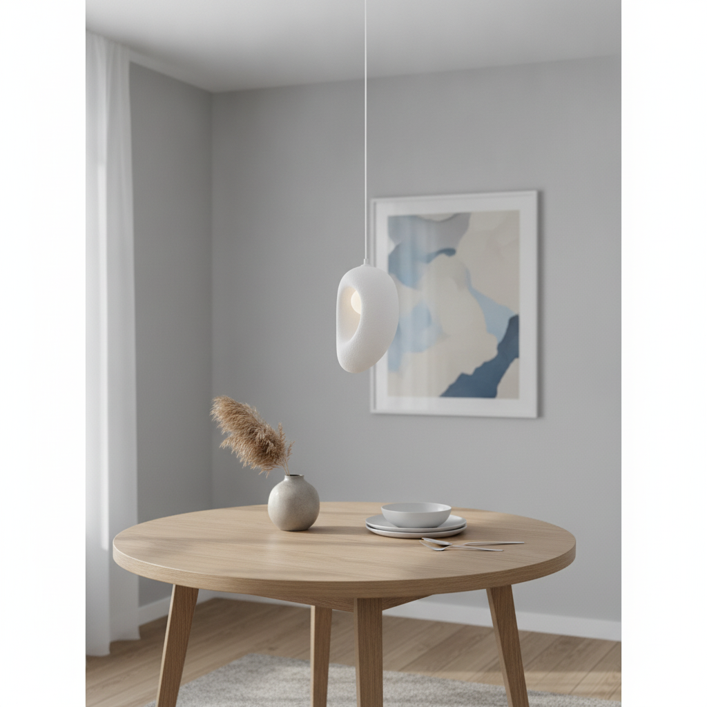 Lyora Natuurlijke hanglampTempus wit 30cm - 9002668