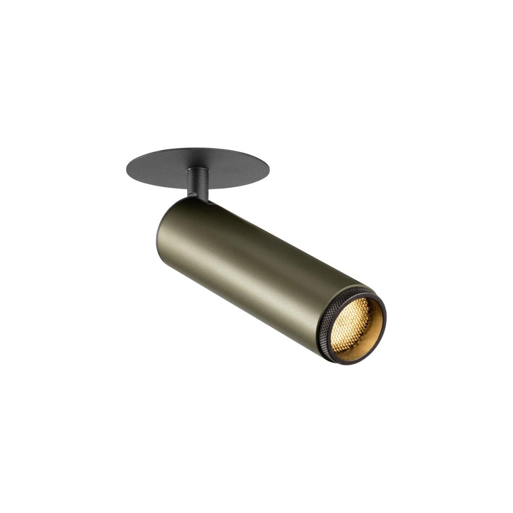 SLV InbouwspotGrip! M brons met zwart 3000K - 1009089