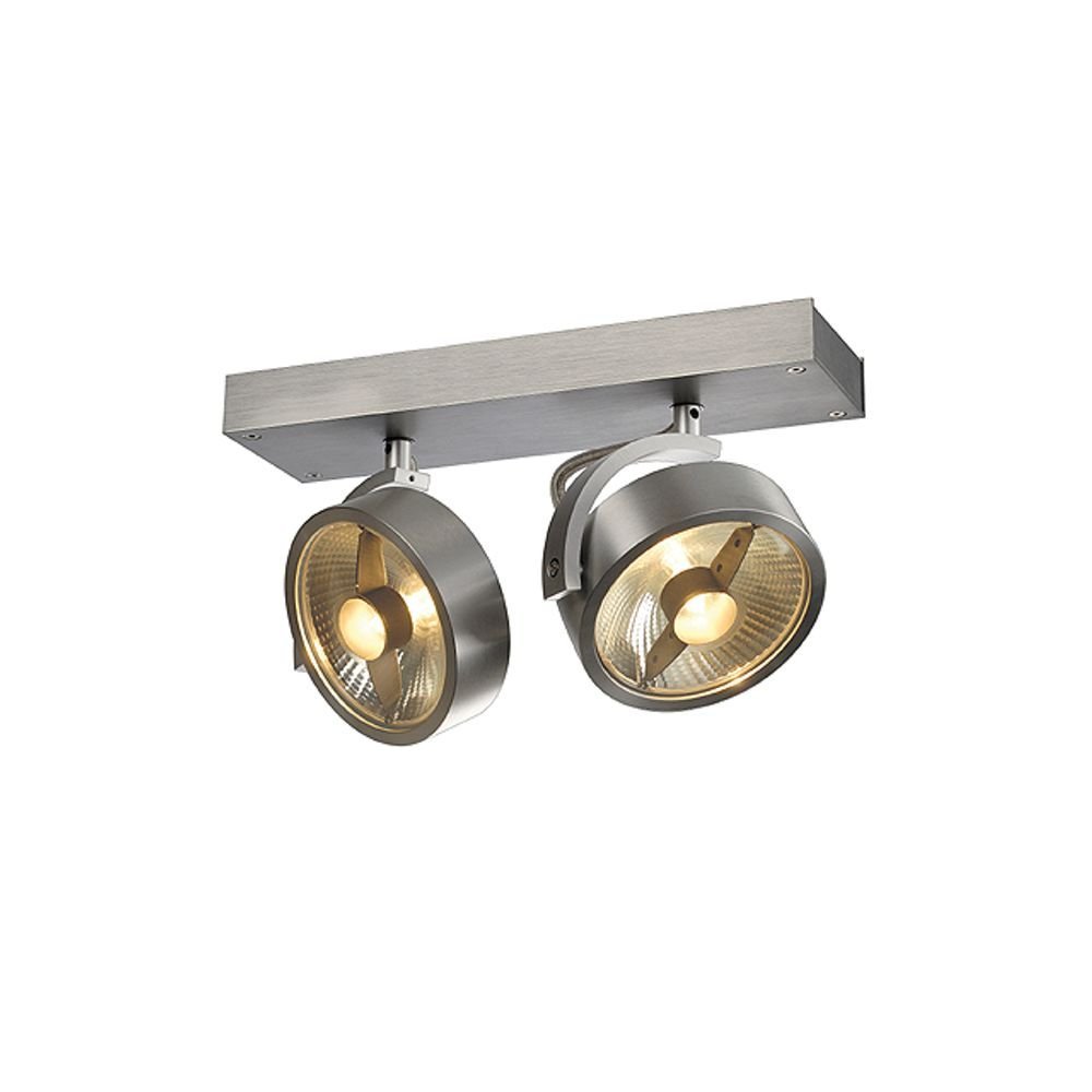 SLV Design spotsKalu 2 QPAR111 2-lichts metaalgrijs - 147316