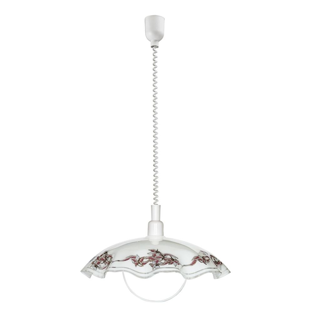 Eglo Hanglamp Vetro Flowerprint gegolfd wit - 3041