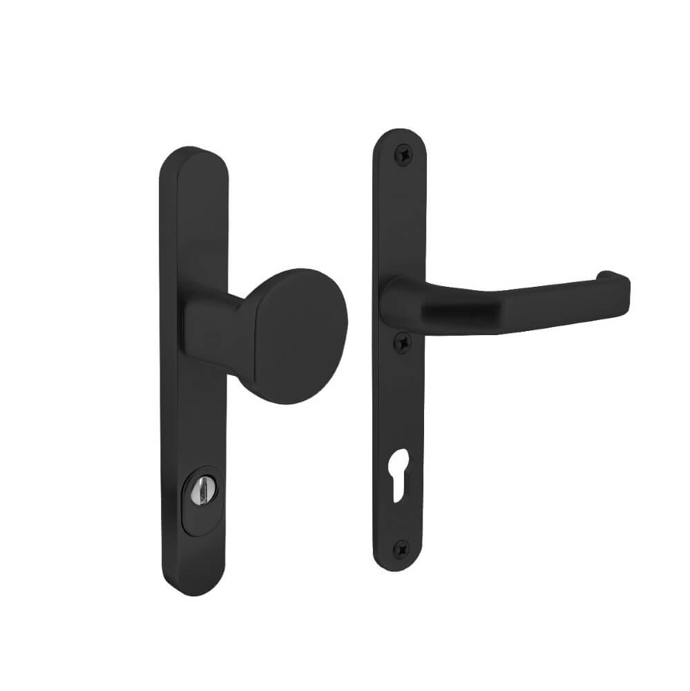 Intersteel Smal voordeurbeslagVurano PC 92mm zwart - 0023.379849