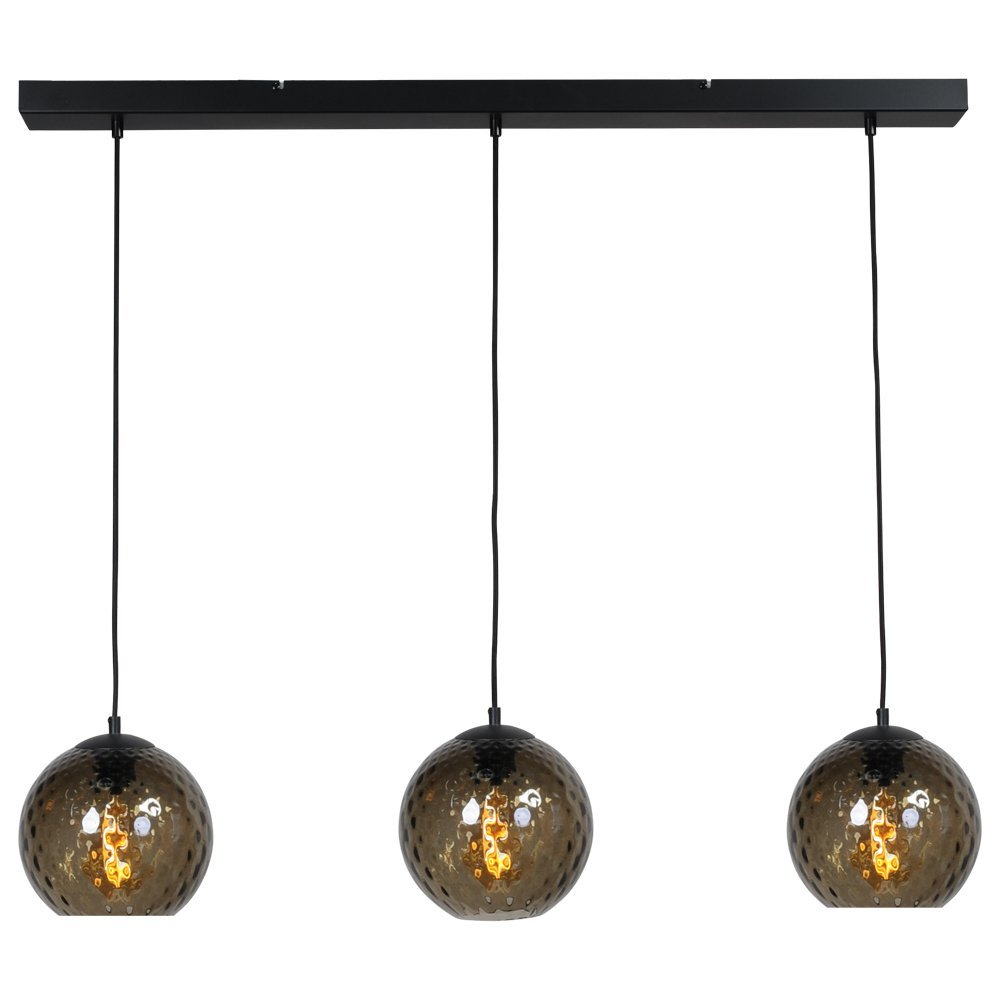 Masterlight Zwarte hanglamp Baloton 3x E27 - 2341-05-05-100-3-20