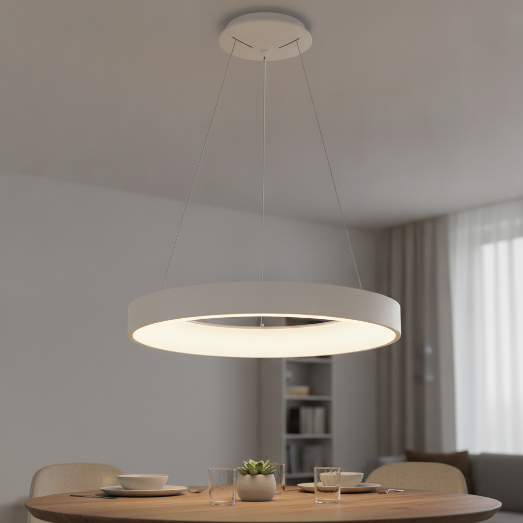 Lyora Hanglamp Rando Thin wit Ø 60cm - 110366