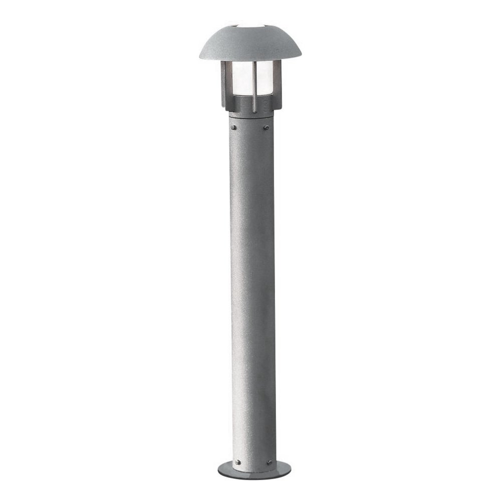 KonstSmide Staande moderne tuinlamp Heimdal 102cm mat zilver - 512-312