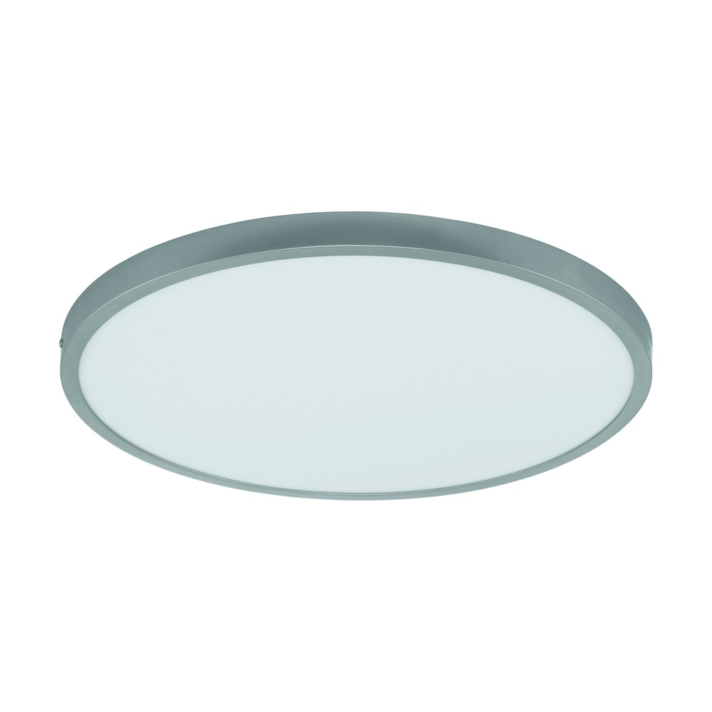 Eglo Plafonniere Fueva 1 zilvergrijs rond 3000K - 97272