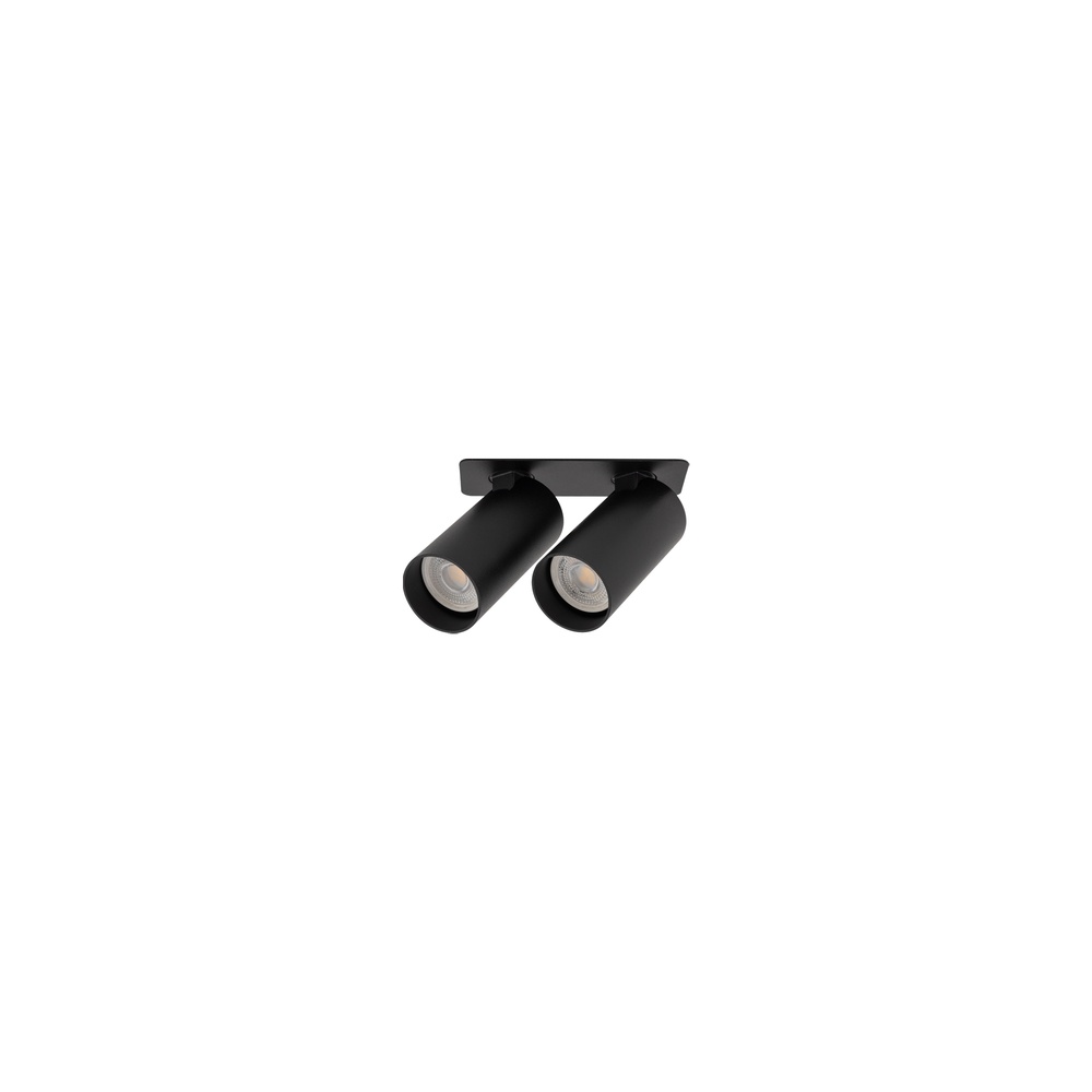 Lyora Dubbele inbouwspotFourty richtbaar - zwart - 11442