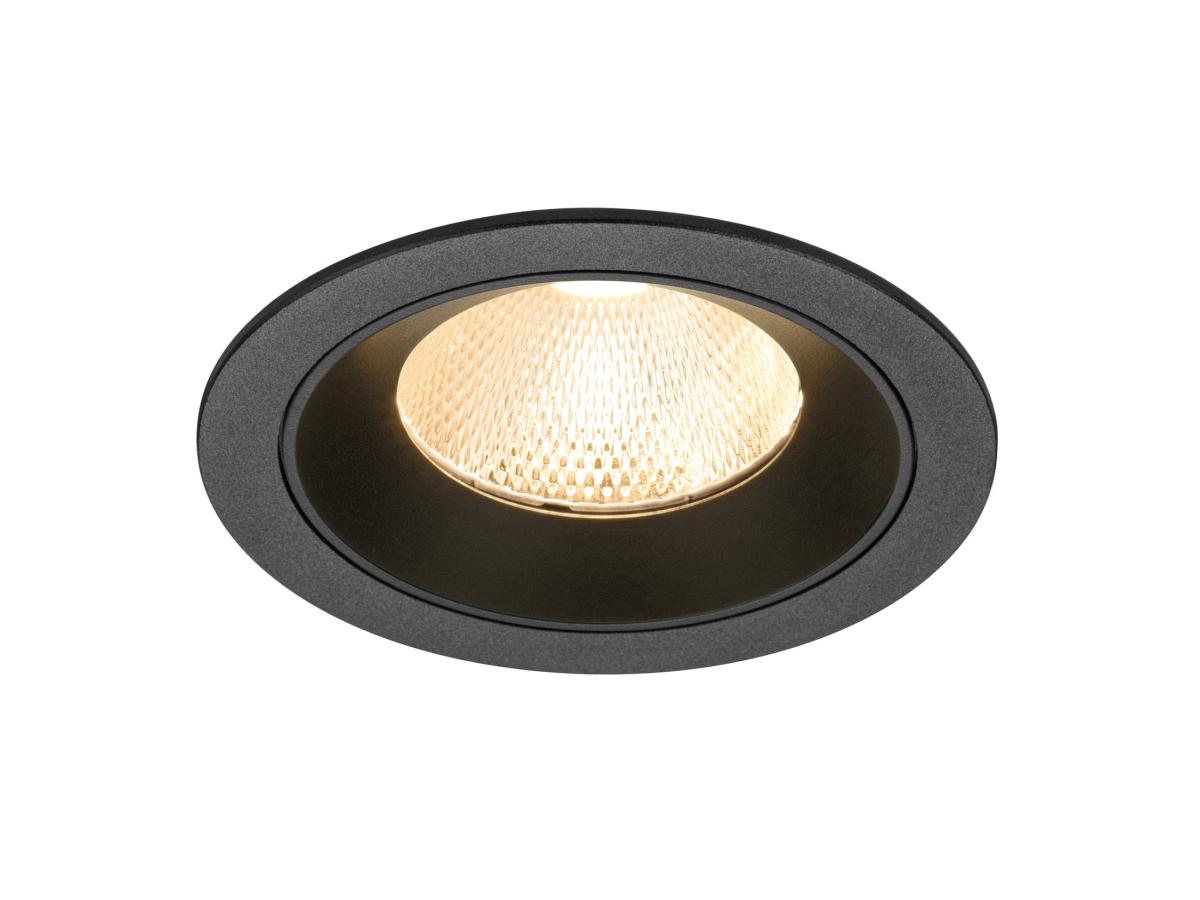 SLV InbouwspotNuminos L zwart 2700K - 20gr - 1009757