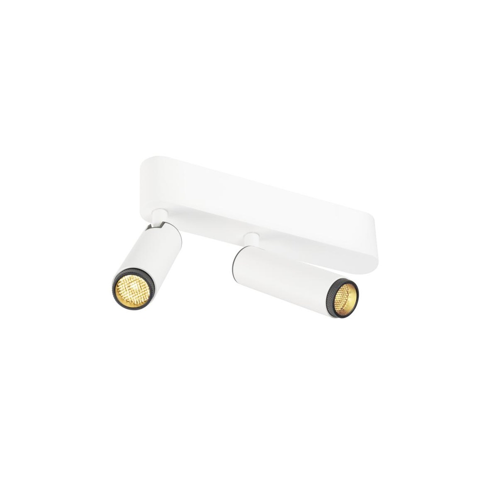 SLV OpbouwspotGrip! S 2-lichts wit 3000K - 1009045