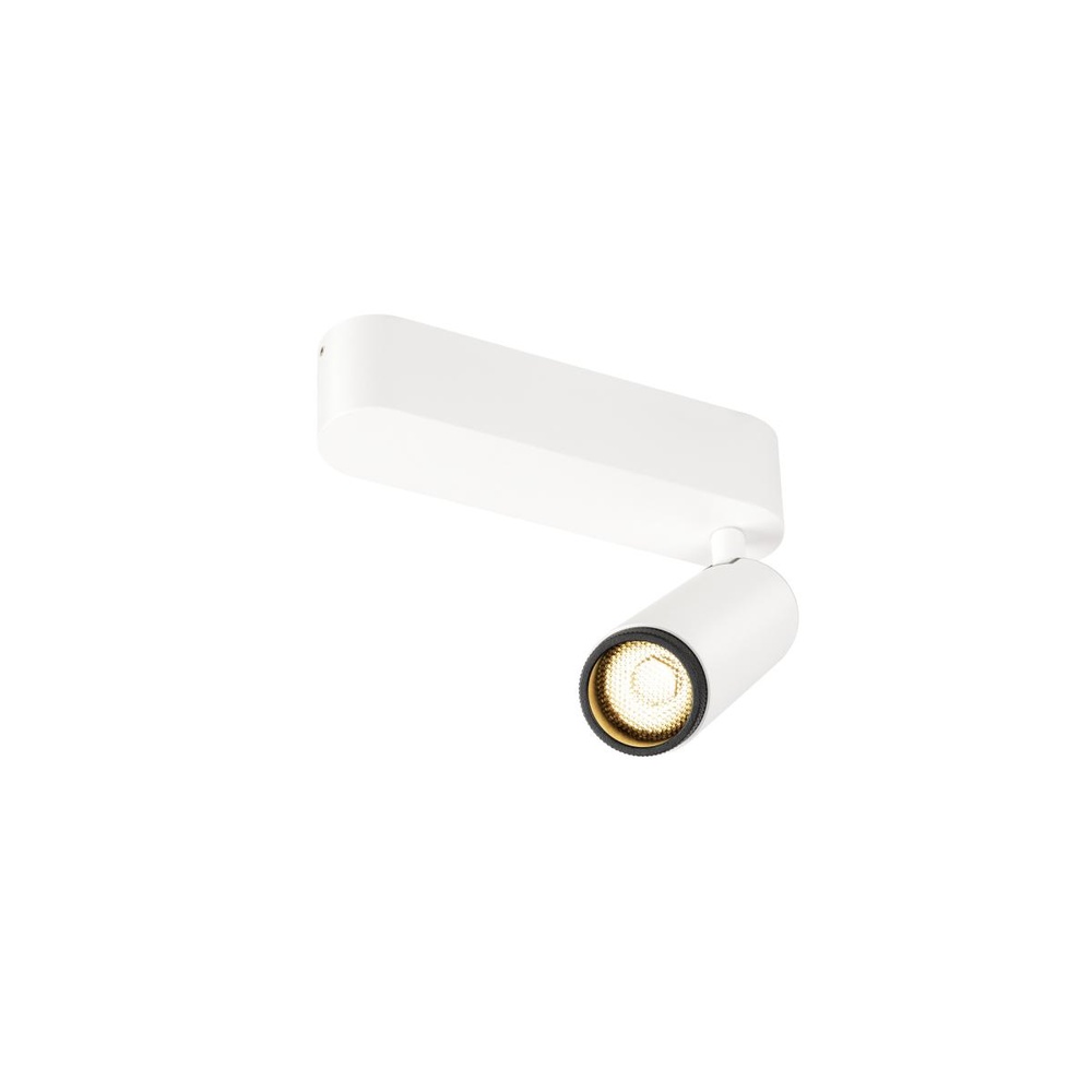 SLV OpbouwspotGrip! M wit met zwart 3000K - 1009069