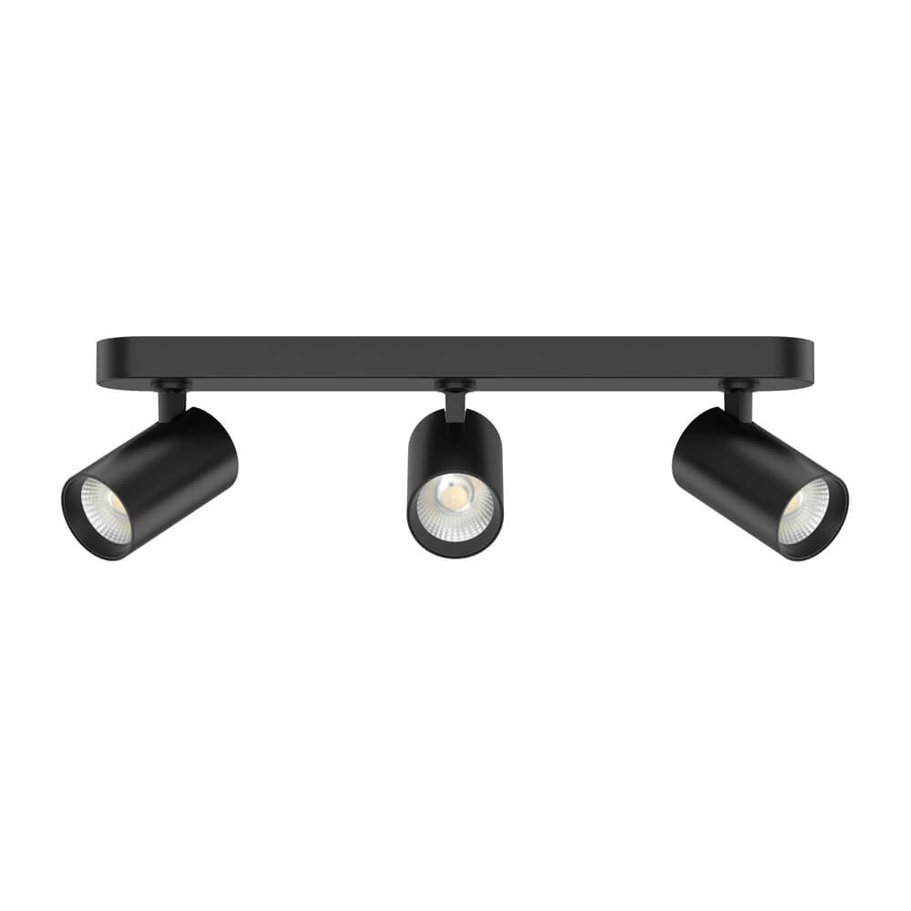 Lyora Led opbouwspotTevo trio - zwart - 2700K - 107118