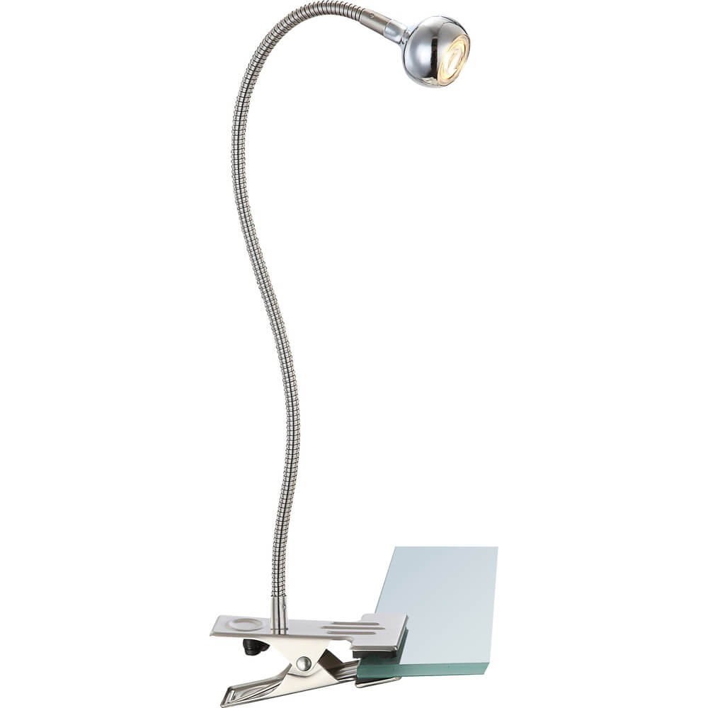 Globo KlemlampSerpent nikkel - 24109K