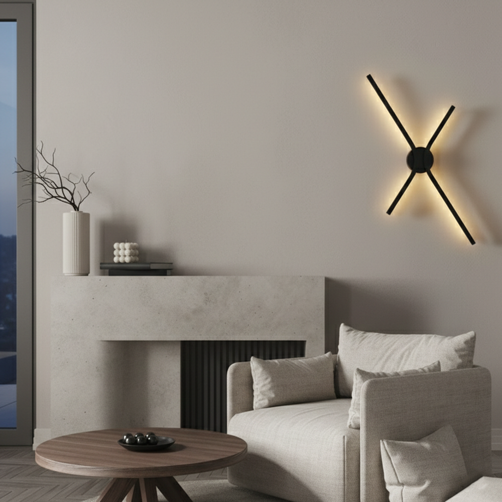 Lyora Design wandlampAkro zwart - 109394