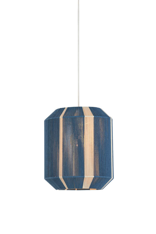 Light & Living HanglampKozana blauw met crème Ø 36cm - 2982772