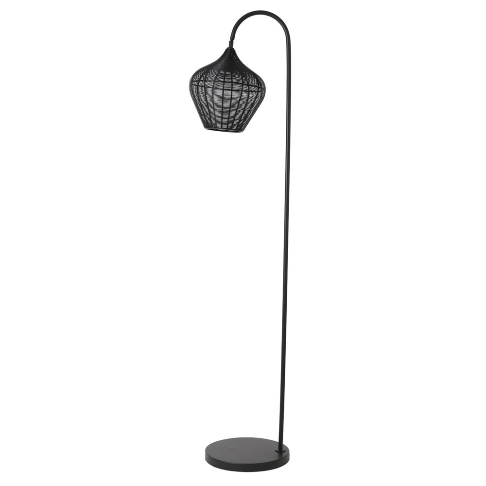 Light & Living Vloerlamp Alvaro zwart - 8213012