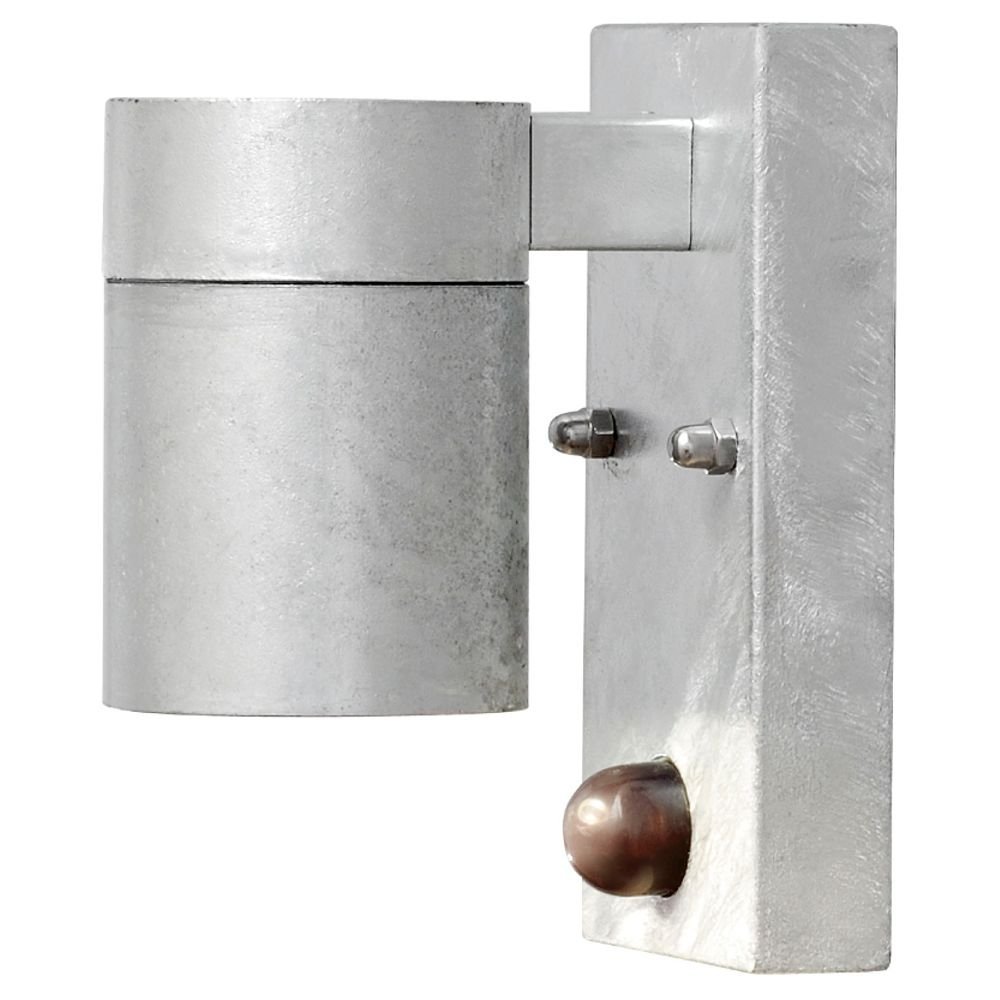 KonstSmide Wandspot Modena Downlight zinkgrijs met bewegingsmelder - 7541-320