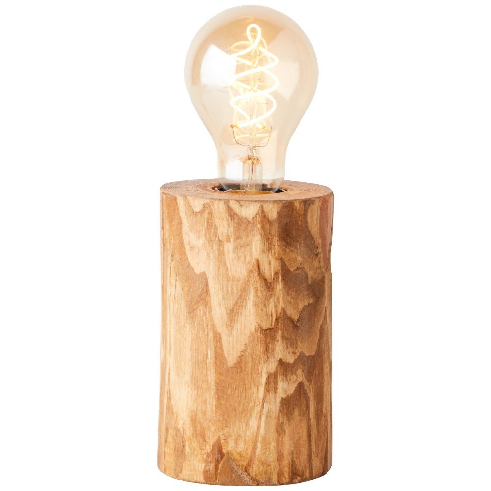 Brilliant Hout tafellampjeTrabo 15cm houtbruin - 93112/36