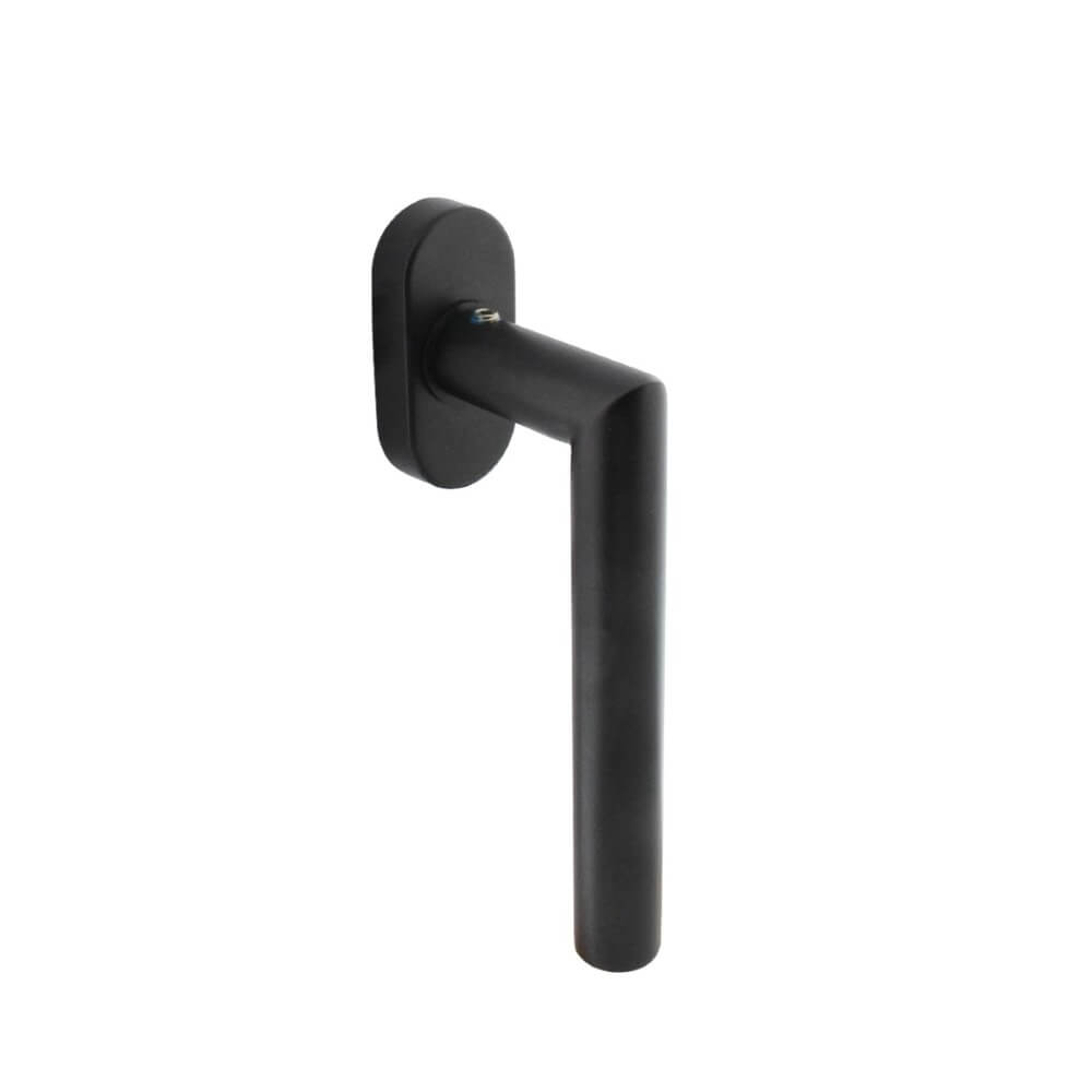 Intersteel RaamkrukJura ovaal rozet zwart - 0023.615614
