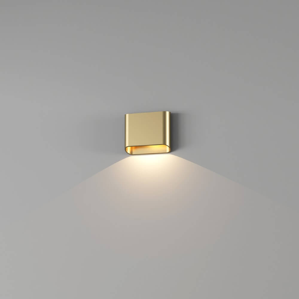 Artdelight WandlampDiaz 1L Goud geborsteld - WL DIAZ-1L GG afbeelding