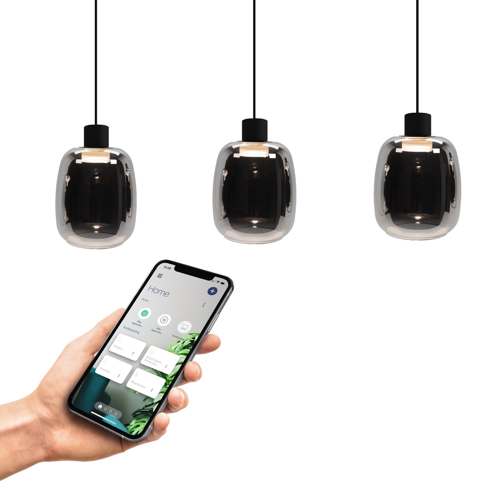 Eglo Smoke hanglampMolochio-Z 3x led - Zigbee - 901121