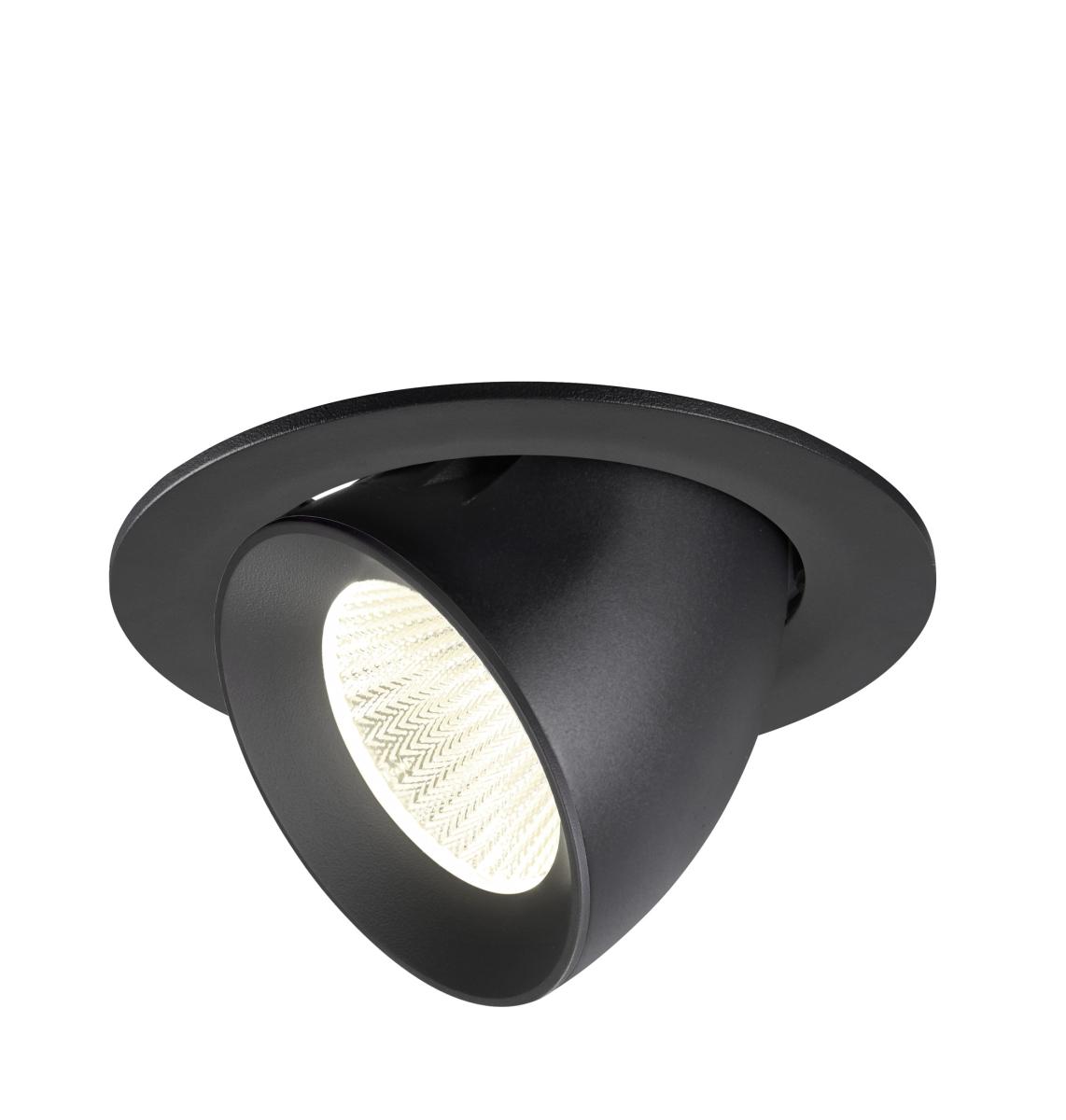 SLV InbouwspotNuminos Gimble L zwart 4000K - 40gr - 1009742