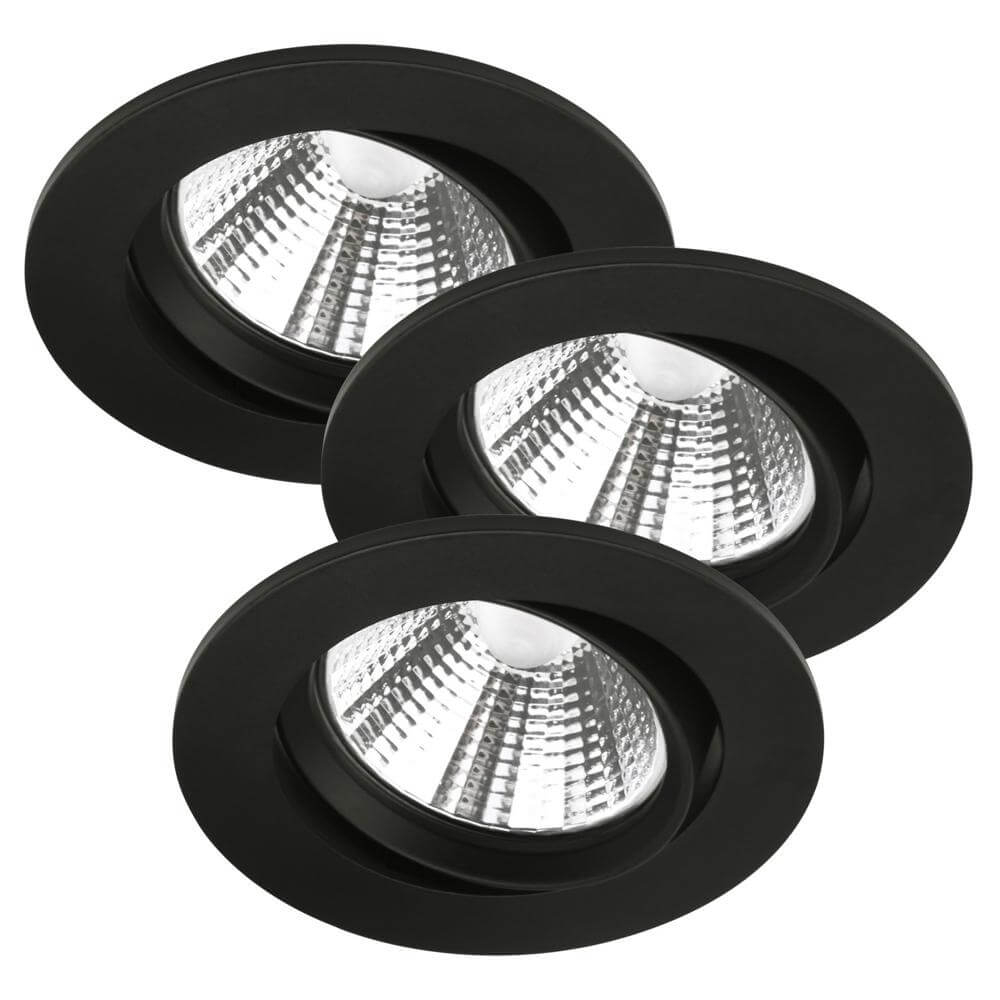 Nordlux Set van 3 spotsFremont zwart - 47580103